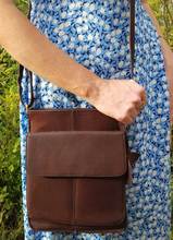 Load image into Gallery viewer, TK10056 Tinnakeenly Leathers Sling Bag- Brown