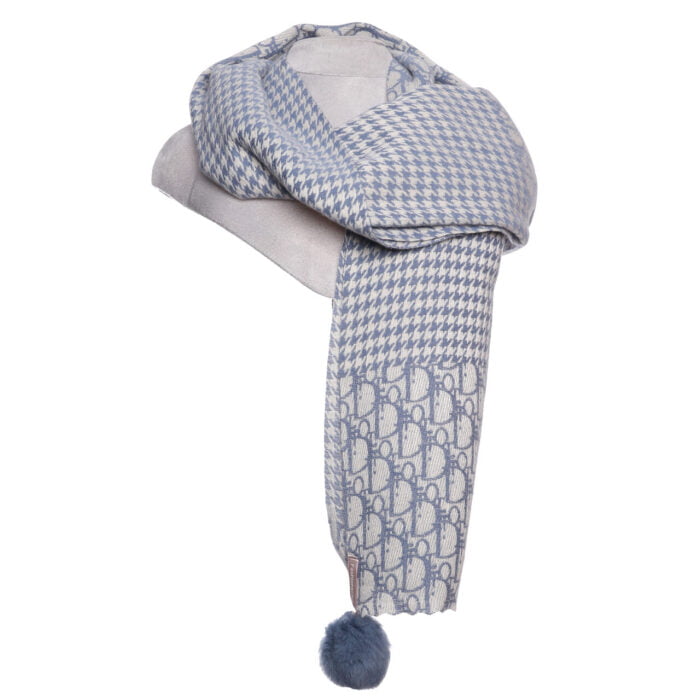 1031002- Bobble Scarf- Blue- Zelly