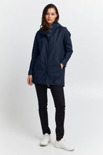 Load image into Gallery viewer, 1007- Navy Rain Jacket- Fransa