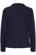 Load image into Gallery viewer, 1805- Navy Zip Jacket- Fransa