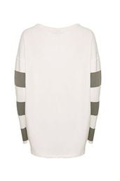119 Naya Stripe Jumper - Green