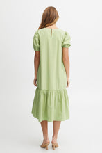 Load image into Gallery viewer, 2074- Short Sleeve Midi Dress- Forest Shade Green- Fransa