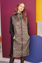 Load image into Gallery viewer, 168 Coat with Eyelet stud/trim Khaki Naya