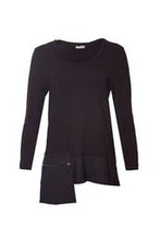 Load image into Gallery viewer, 182 Naya Pocket Top - Black