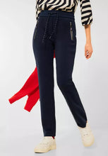 Load image into Gallery viewer, 374968- Navy Lounge Pants- Cecil