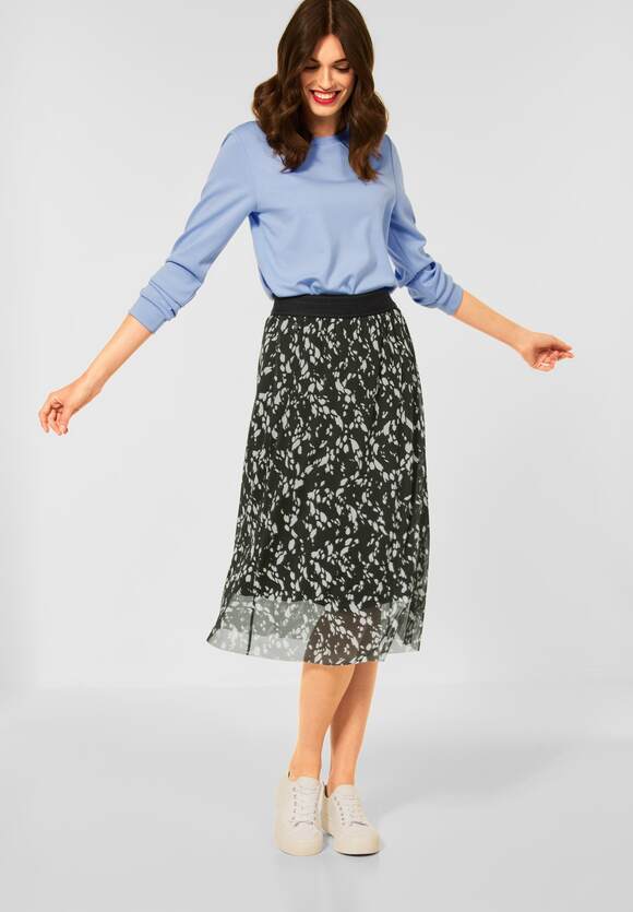 361146- Midi Mesh Skirt - Street One
