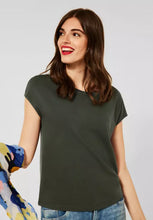 Load image into Gallery viewer, 318332- Olive Green Tshirt - Street One