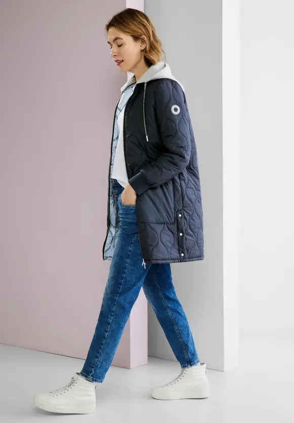 201804 Light Padded Coat Navy Street One