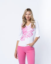 Load image into Gallery viewer, 6529- Pink Print T-Shirt- Marble
