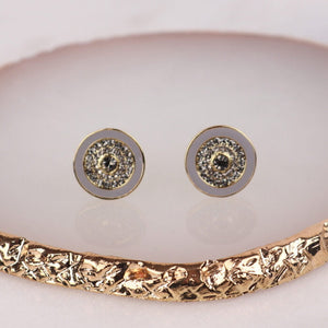 2058802- Florence Earrings- Grey- Zelly