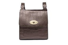 Load image into Gallery viewer, 21601- Flap Over Crossbody Bag-Silver Grey