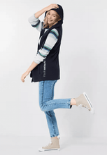 Load image into Gallery viewer, 220148- Hooded Sleeveless Jacket Deep Blue- Cecil