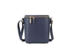 23338 Box Style Crossbody-Navy