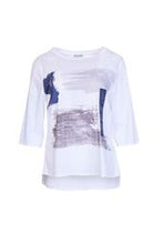 Load image into Gallery viewer, 236 Naya Printed Top - Navy