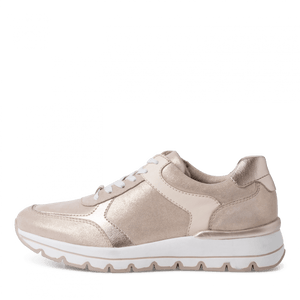 23719- Champagne Gold Trainers- Tamaris