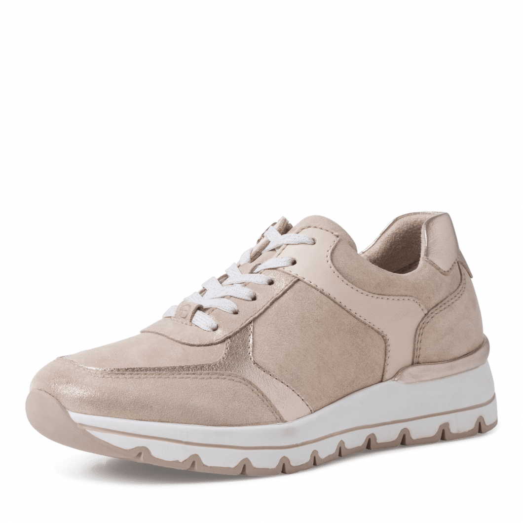 23719- Champagne Gold Trainers- Tamaris