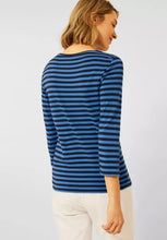 Load image into Gallery viewer, 318453- Navy Stripe Top - Cecil