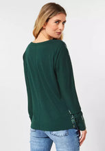 Load image into Gallery viewer, 318463- Flower Print long sleeved shirt- Cecil