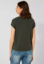 Load image into Gallery viewer, 318332- Olive Green Tshirt - Street One