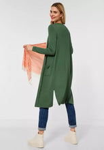 Load image into Gallery viewer, 318494 - Long Green Cardigan - Street One