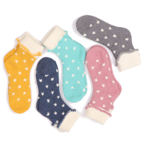 30036- Star Slipper Socks- Zelly