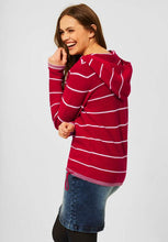 Load image into Gallery viewer, 301780- Red Striped Hoody- Cecil