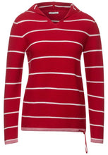 Load image into Gallery viewer, 301780- Red Striped Hoody- Cecil