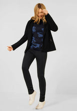 Load image into Gallery viewer, 301786- Navy Flower Jumper - Cecil