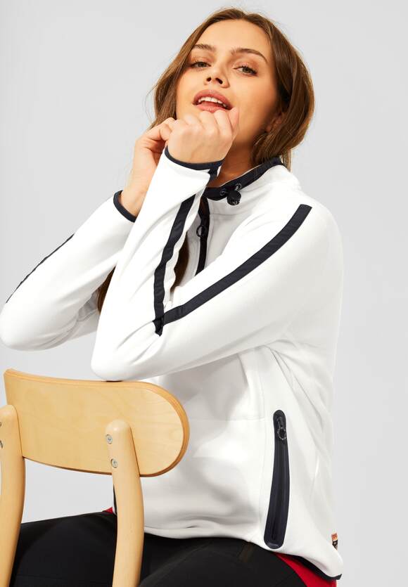 301788- Cream/Navy Sweatshirt- Cecil