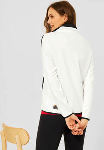301788- Cream/Navy Sweatshirt- Cecil