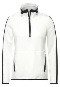 301788- Cream/Navy Sweatshirt- Cecil