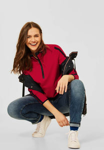 301788- Red/Navy Sweatshirt- Cecil