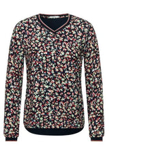 Load image into Gallery viewer, 317372- Flower Print Sports Cuff Top - Cecil