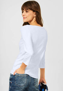 317389- Cecil Basic Top- White