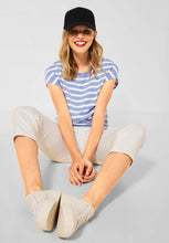 Load image into Gallery viewer, 318333-Blue Stripe T-Shirt - Street One