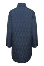 Load image into Gallery viewer, 0767 Fransa Quilted Jacket - Navy
