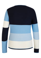Load image into Gallery viewer, 111612- Navy/Blue Pattern Jumper- Rabe