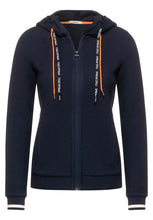 Load image into Gallery viewer, 253376- Navy Structured Jacket- Cecil