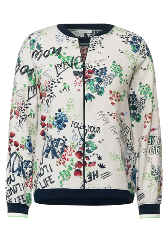 343439 - Printed Blouse Jacket- Cecil