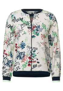 343439 - Printed Blouse Jacket- Cecil