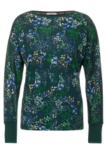 Load image into Gallery viewer, 318463- Flower Print long sleeved shirt- Cecil