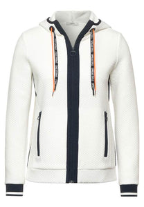 253376- Off White Structured Jacket- Cecil