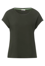 Load image into Gallery viewer, 318332- Olive Green Tshirt - Street One