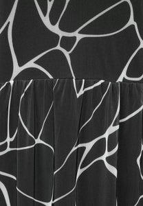 143173-Printed Mesh Dress