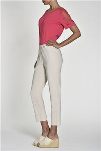 Robell Bella 3/4 Trousers- Gold Beige
