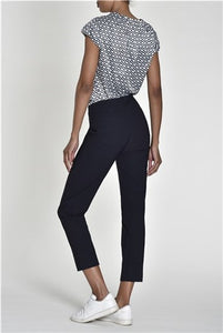 Robell Bella 3/4 Trousers- Navy
