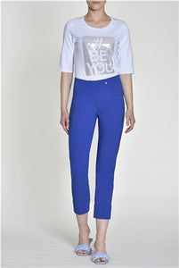 Robell Bella 3/4 Trousers- Royal Blue