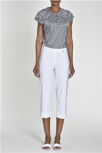 Load image into Gallery viewer, Robell Marie Crop Trousers- White