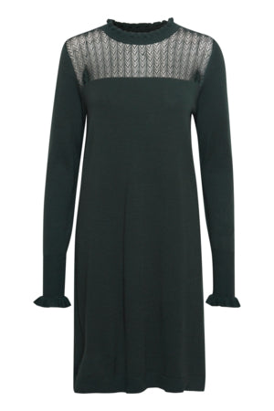 975 Fransa Dress- Green