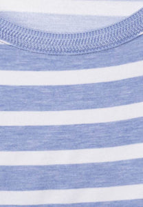 318333-Blue Stripe T-Shirt - Street One